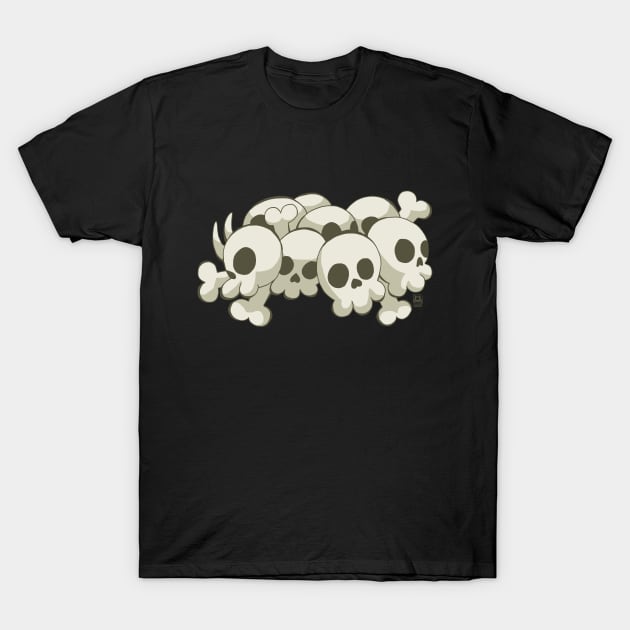 Cutie Bones T-Shirt by Von Plundercat